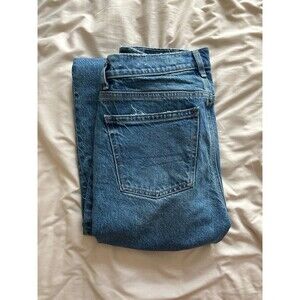 AE Stretch Super High-Waisted Straight Jean  4 LONG SIZE